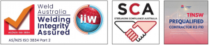 All technical certifications ARL provided including AS/NZS ISO 3834, AS/NZS 5131, and TfNSW Prequalification for CC2/CC3 structures.